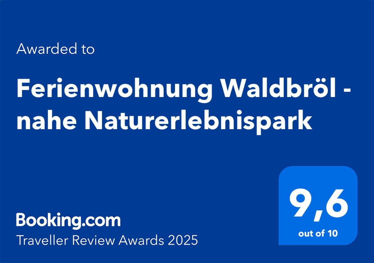Ferienwohnung Waldbroel - Nahe Naturerlebnispark Вальдбрёль Экстерьер фото